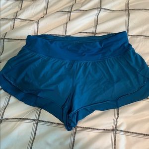 Lululemon 2.5 blue shorts